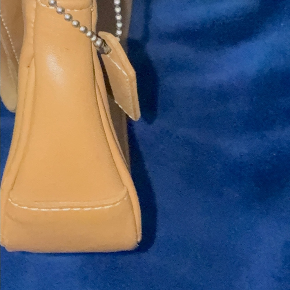 Vintage Coach 7785 Tan Leather Mini Shoulder Bag 1994 USA Made - Picture 6 of 11